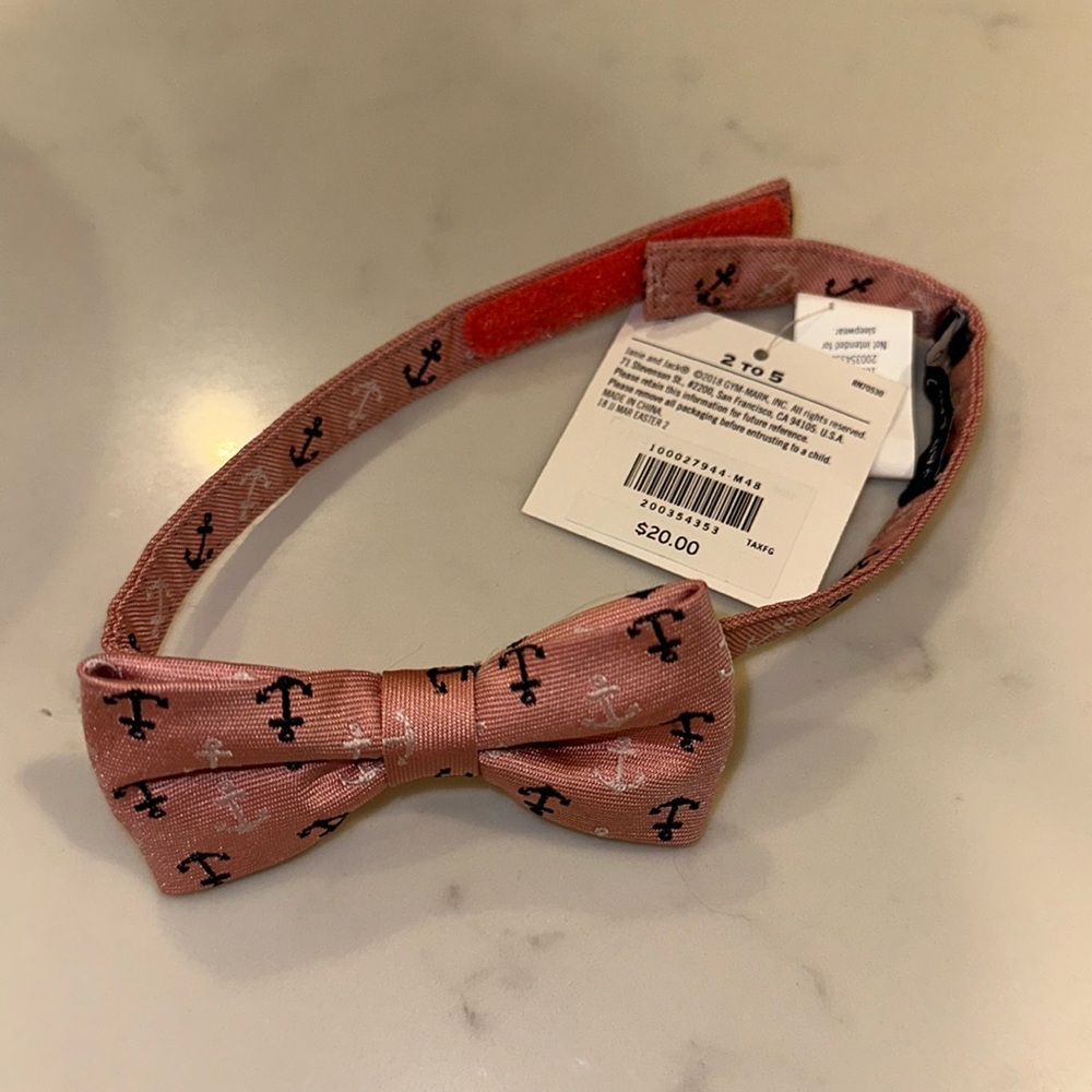 Janie and Jack Bow tie size 2 to 5